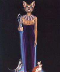 Bast with cats by Judith Page.