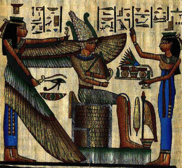 Isis Nephthys and Osiris